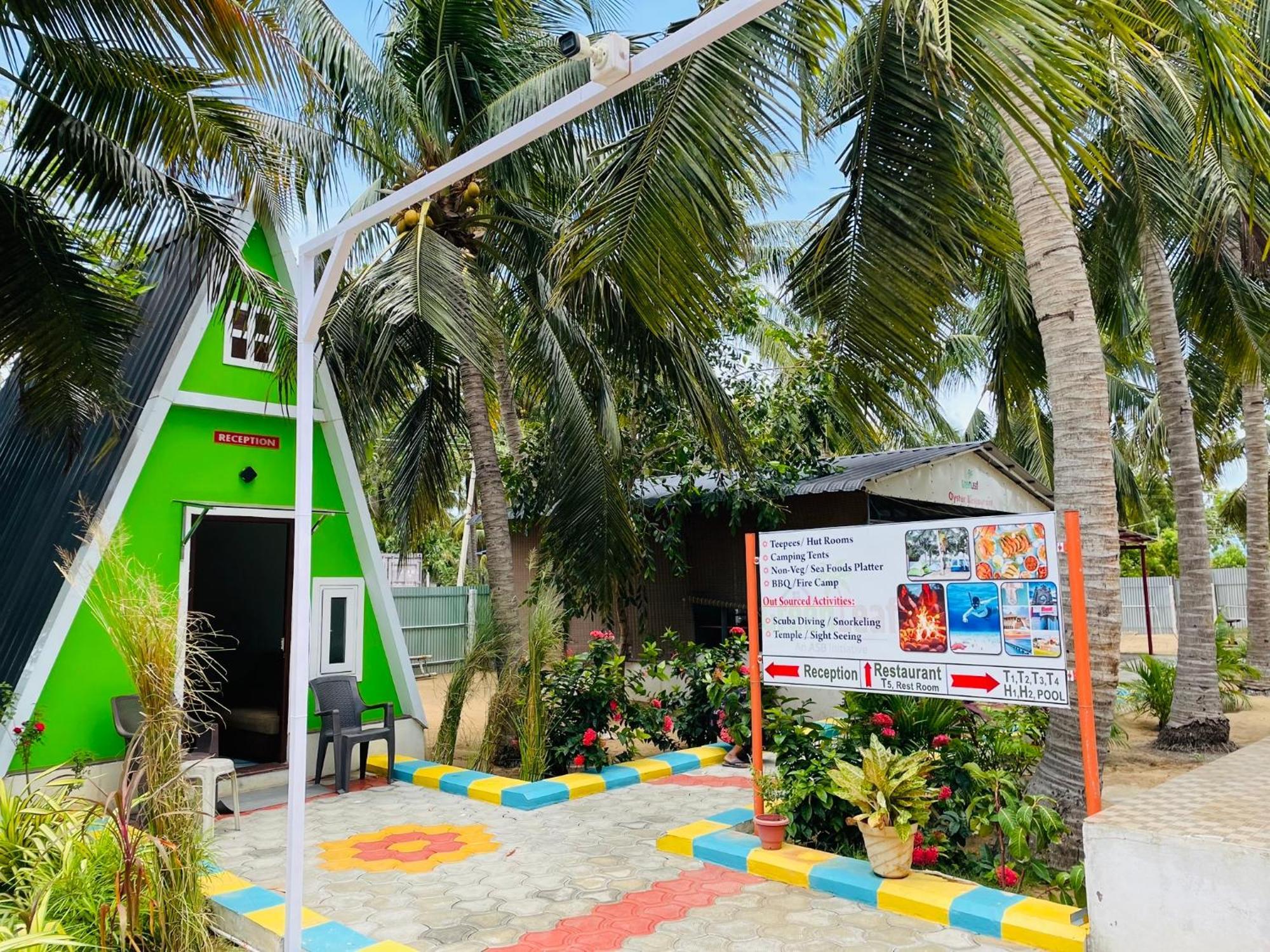 Greenleaf Resorts And Restaurant Rāmeswaram Exterior foto