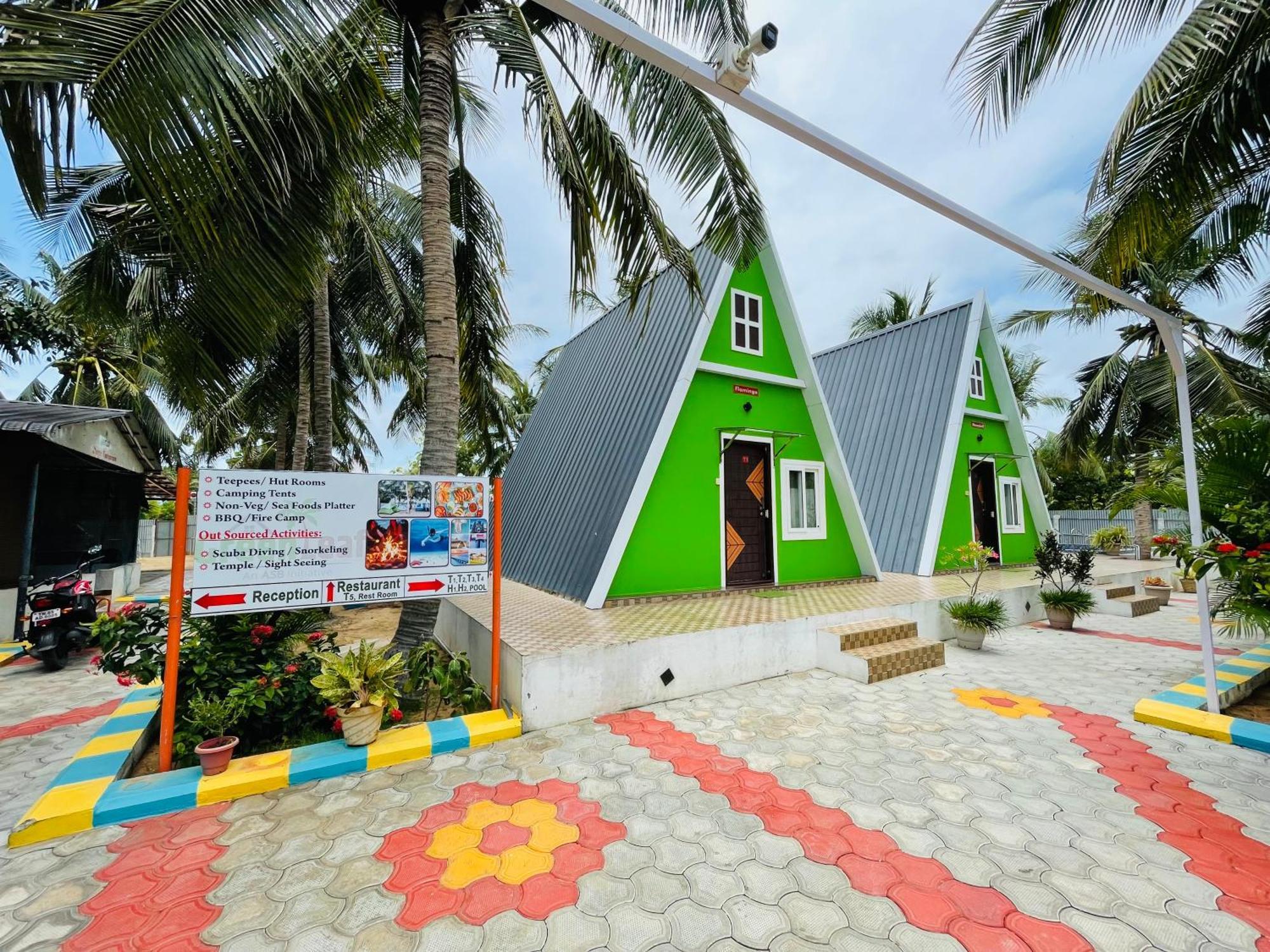 Greenleaf Resorts And Restaurant Rāmeswaram Exterior foto